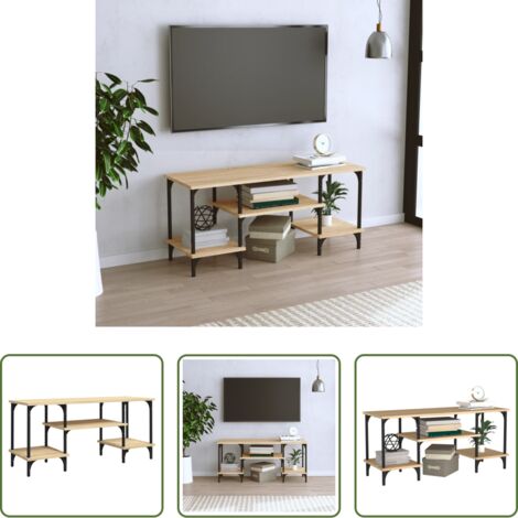 Mobile TV Rovere Sonoma -  Mobile Porta TV Rovere Sonoma 102x35x45,5 cm Legno Multistrato