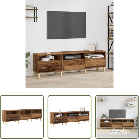 Mobile TV rustico -  Mobile TV Legno vecchio 150 x 30 x 45 cm Legno multistrato