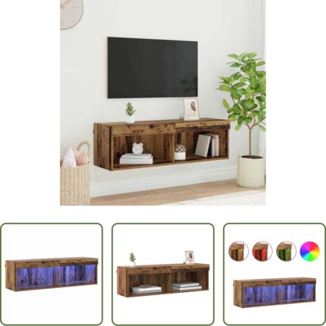 Mobile TV -  Set mobile TV Legno vecchio 100 x 30 x 30 cm Legno multistrato