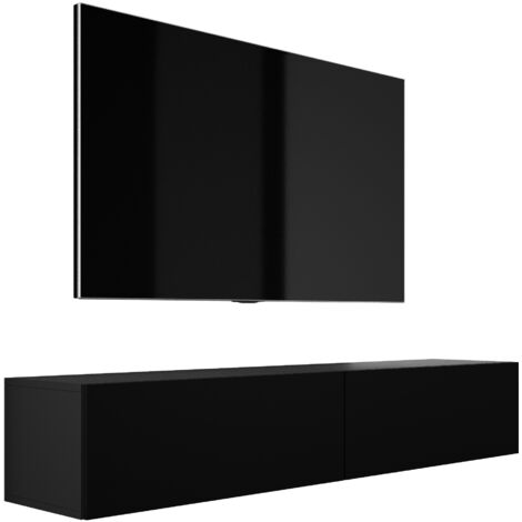 Mobile TV sospeso, (2 x 100) x 34 x 32 cm, Bianco Opaco
