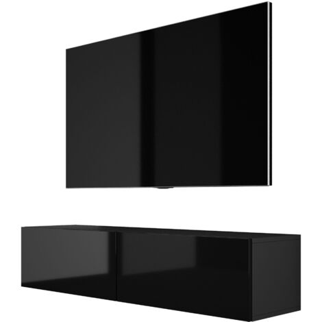Mobile TV sospeso : Nero Opaco, 170 x 34 x 32 cm