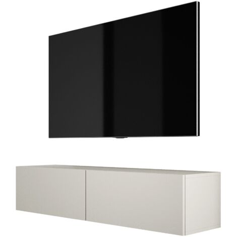 Mobile TV sospeso : Nero Opaco / Nero Lucido, 170 x 34 x 32 cm