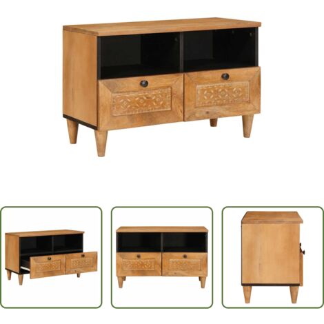 Mobile TV -  Unità TV Marrone Chiaro 70 x 33 x 46 cm Legno multistrato