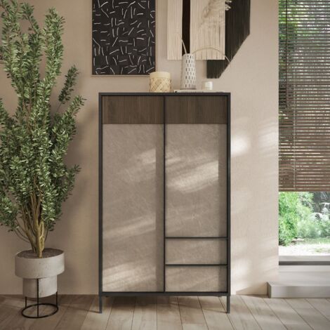Mobiler 106x40x177 cm Lava und Ton