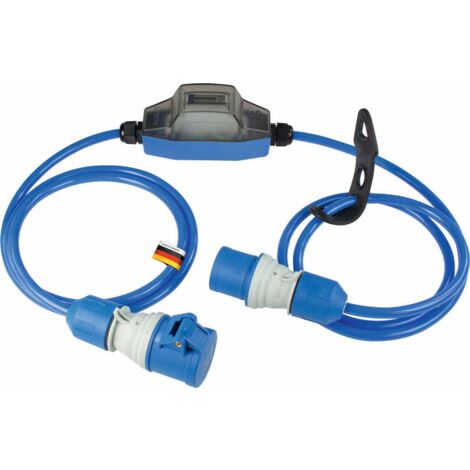 Mobiler CEE Wechselstromzähler ROCO 230V MID 16A 3m H07BQ-F IP44