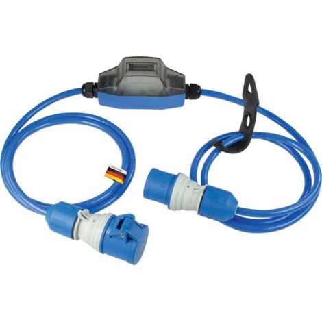 Mobiler CEE Wechselstromzähler ROCO 230V MID 16A 3m H07BQ-F IP44