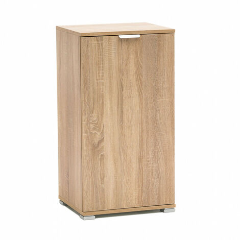 Mobiletto 1 Anta 45x38x85 h cm in Truciolare bilaminato Naturale