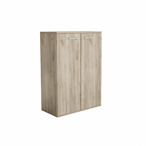 Mobiletto 2 Ante River 71x36x83 h cm in Truciolare bilaminato Olmo