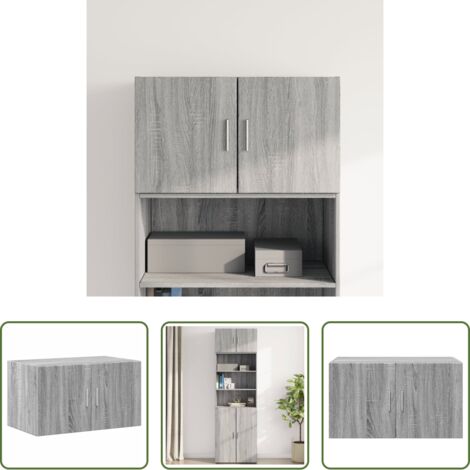 Mobiletto a parete -  Mobile a Parete Grigio Sonoma 70x42,5x40cm in Legno Multistrato
