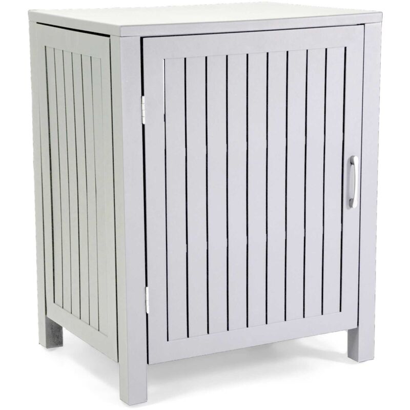Mobiletto alluminio bianco cm 70x54,5h90