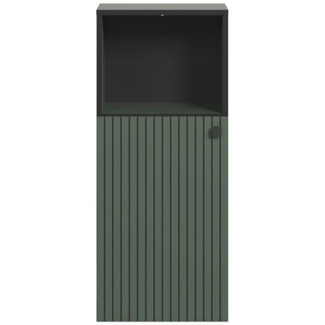 Mobiletto basso da bagno con 1 anta e 1 nicchia L40 cm - PUREBLISS