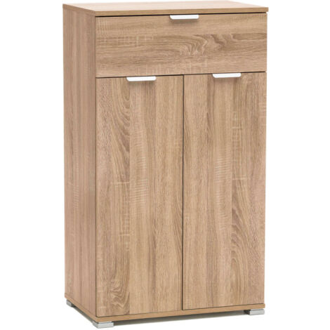 MOBILETTO CON 2 ANTE E 1 CASSETTO NATURALE 60 X 38 X H103 CM