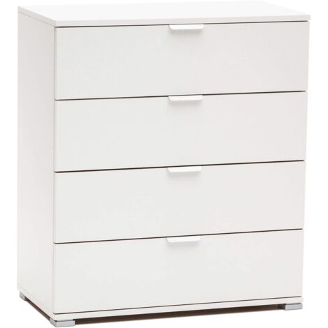 Mobiletto con 4 cassetti in legno nobilitato in varie tinte 75x38xH85 cm -  BurlyWood