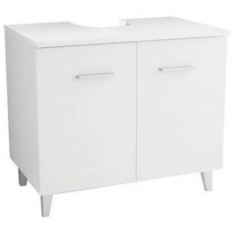 Mobiletto copricolonna serie nure bianco