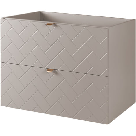 Mobiletto da bagno, cashmere, 60 x 57 x 46 cm