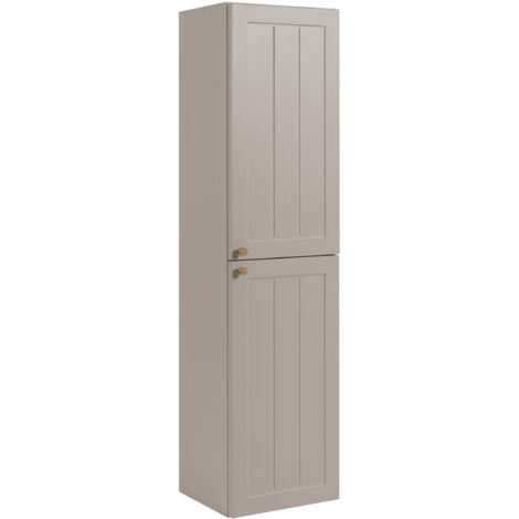 Mobiletto da bagno, Nero Opaco, 35 x 136 x 27 cm, maniglia nera