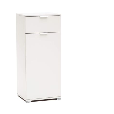 Mobiletto da interno 1 anta e 1 cassetto in nobilitato bilaminato Linea Classic -  BurlyWood