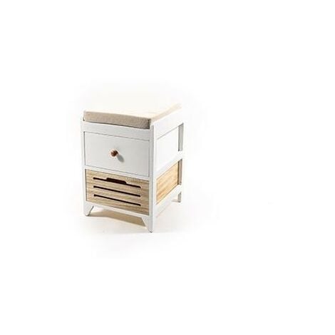 Mobiletto in legno 2 cassetti