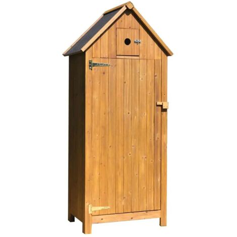 Mobiletto in legno da esterno Utile 3 - 77x54x179 Cm