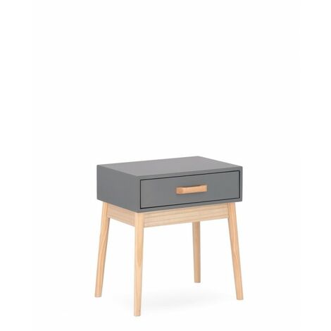 Mobiletto Legno Grigio Moderno da Interno - EXCEPTIONAL
