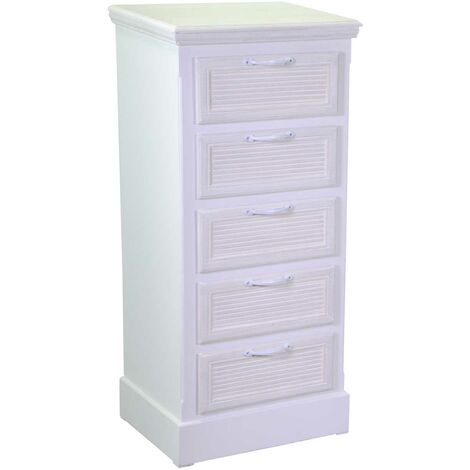 Mobiletto liverpool 5 cassetti grande cm 41x33