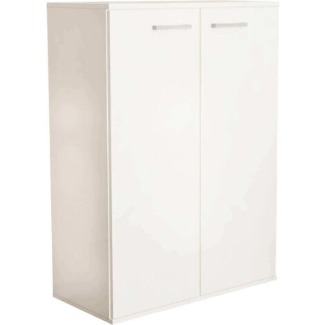 MOBILETTO RIVER CON 2 ANTE 68 X 34 X H93,5 CM IN COLORE BIANCO