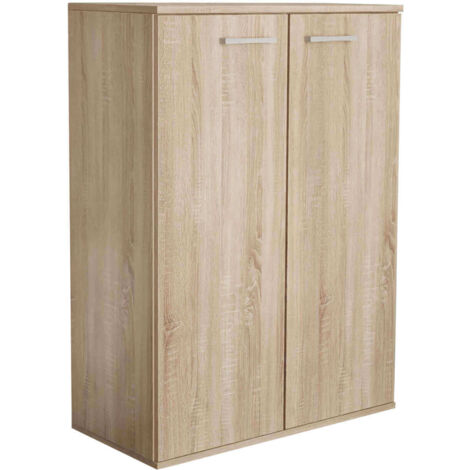 MOBILETTO RIVER CON 2 ANTE 68 X 34 X H93,5 CM IN COLORE QUERCIA CHIARO