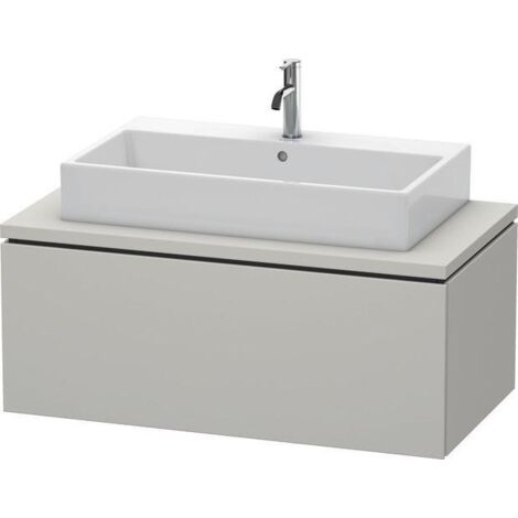 Mobiletto sotto console L-CUBE 400x1020x547mm bianco super opaco