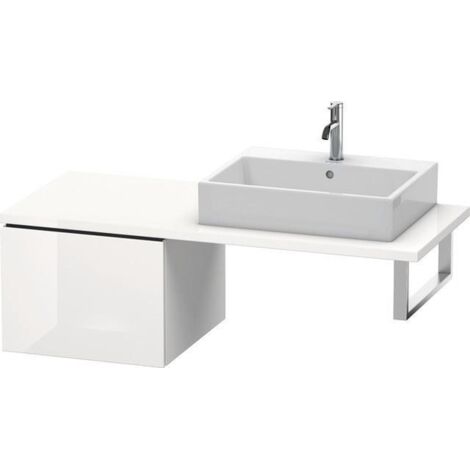 Mobiletto sotto console L-CUBE 400x520x547mm taupe super opaco