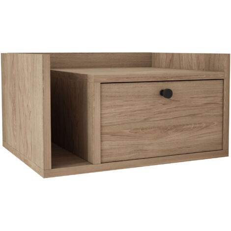 Mobiletto stretto per bagno con ante e lavabo 40 cm, frontale scanalato, rovere cremona, 40 × 47 × 60 cm