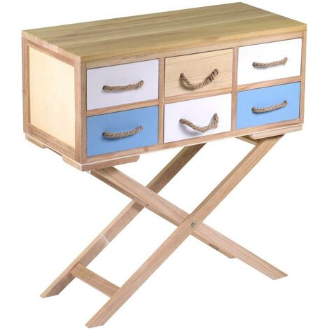 Mobiletto tenerife 6 cassetti cm 67x30h30/72