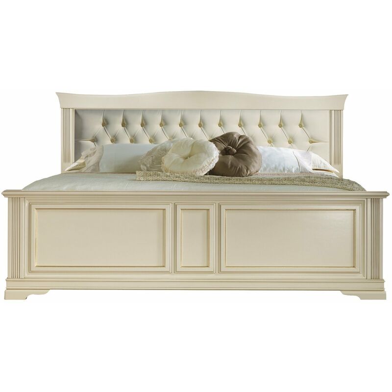 Mobili 2g - letto matrimoniale in legno testata