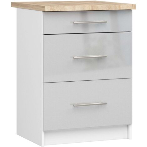 Mobili da cucina sospesi alla grondaia: 1 anta, 1 ripiano, bianco, larghezza: 40 cm, altezza: 29 cm, profondità: 30 cm.