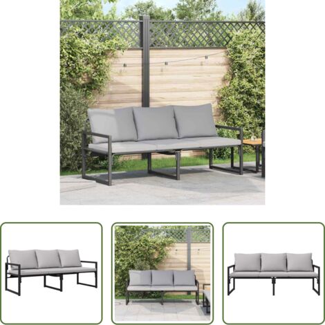 Mobili da giardino moderni -  Arredamento da Giardino Grigio chiaro 180 x 72,5 x 71 cm
