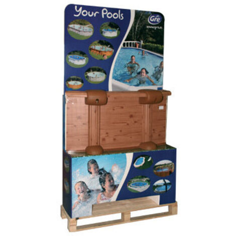 MOBILI PRESENTAZIONE PISCINE GRE BROWN