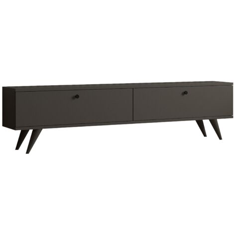 Mobili TV, tavolo TV, credenza bassa Stand Antracite