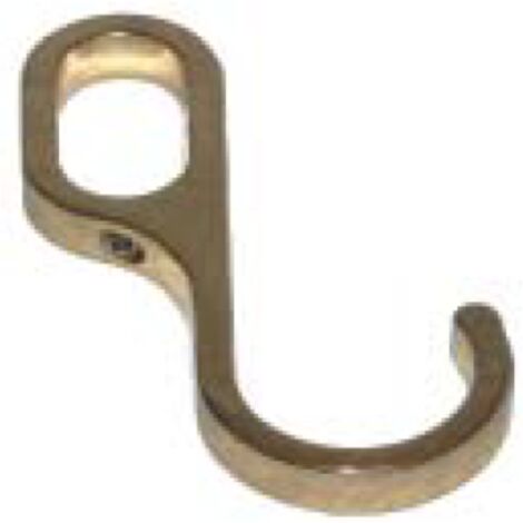 MOBILIA MASIDEF- 2 GANCI APPENDITUTTO OTTONATI 30X15MM