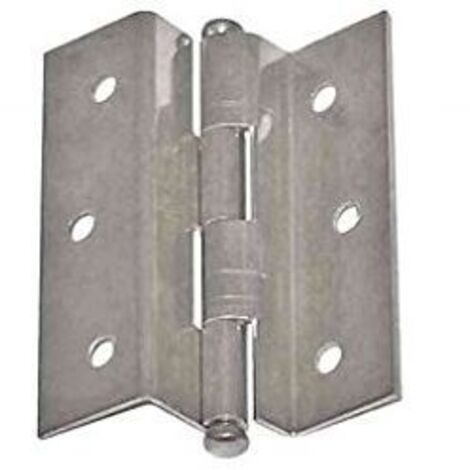 MOBILIA MASIDEF- CERNIERA PIEGHEVOLE FERRO NICHELATO 50X40MM SX