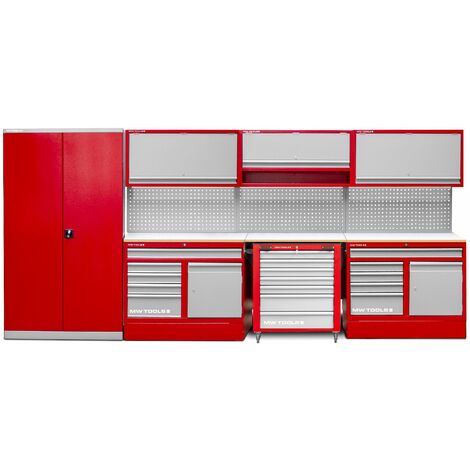 Mobilier d'atelier 4,4 m armoire et servante d'atelier MW Tools PRACO355WK