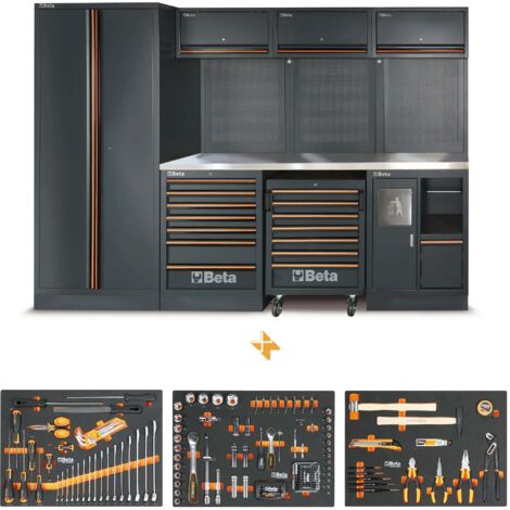 Mobilier d'atelier Beta C45PRO X avec 196 outils gratuits
