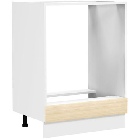 Mobilier de cuisine Fasola H. 82 x L. 60 x P. 46 cm Blanc/Hong Eiche