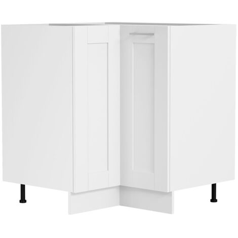 Mobilier de cuisine submergé Colura H. 82 x L. 76 x P. 76 cm Blanc