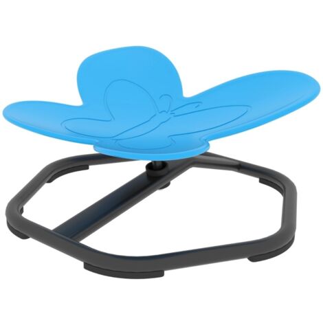 Mobilier de jardin pour enfant - Balançoire Sensorielle Papillon Équilibre et Coordination Plastique Métal Bleu