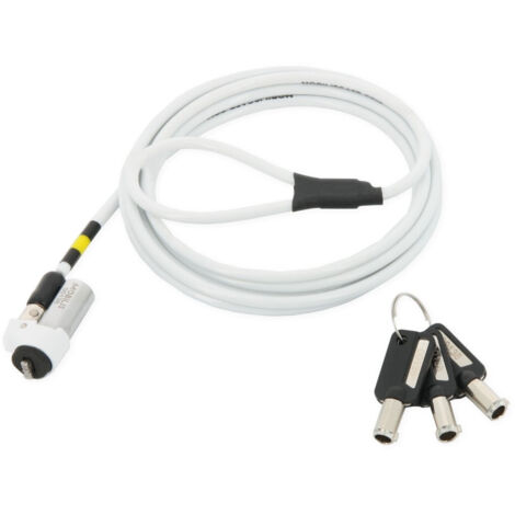 Mobilis 001328 câble antivol Blanc 1,8 m