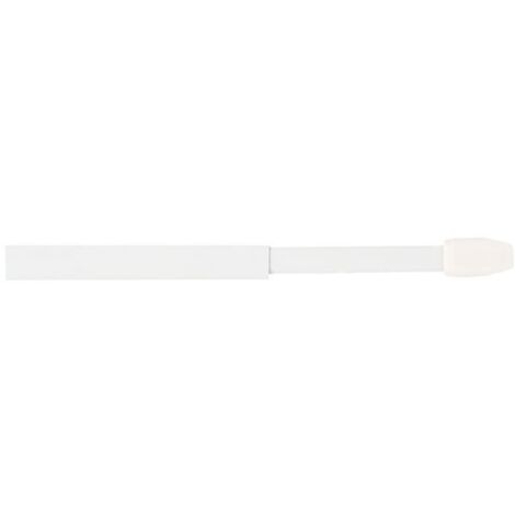 MOBOIS - 2 tringles plates extensibles 30/50cm 4 pitons blanc