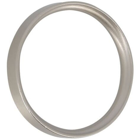 Mobois Anneaux plats 28 mm chrome mat lot de 10