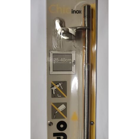 MOBOIS - BACCHETTE PER TENDE PER FINESTRE SATINATO DA 25 A 40CM