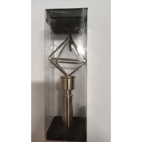MOBOIS - BASTONE PER TENDE ESTENSIBILE 120-210CM NALE MIAMI NICKEL SPAZZOLATO
