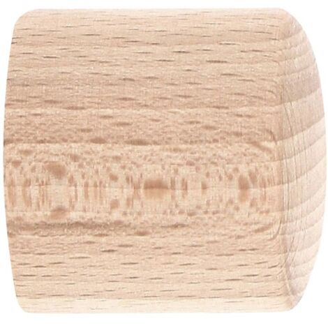 MOBOIS - embout bois bouchon Ø28mm à visser bois brut x2