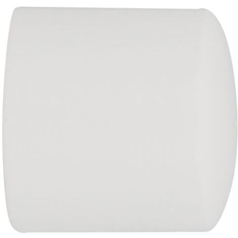 MOBOIS - Embout bois d28 bouchon laque blanc x2